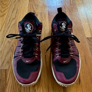Florida State Nike Garnet, Gold and Black Athletic/Tennis Shoes